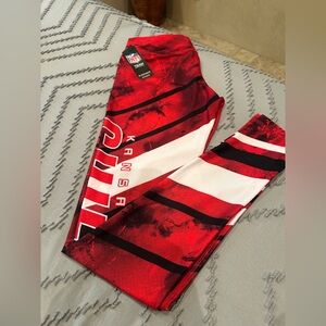 NFL Kids Leggings - Red and White